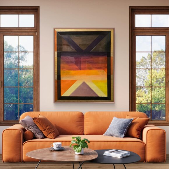 ORIGINAL Painting- PRISM-16" X 20" Canvas. Modern, Contemporary, Abstract